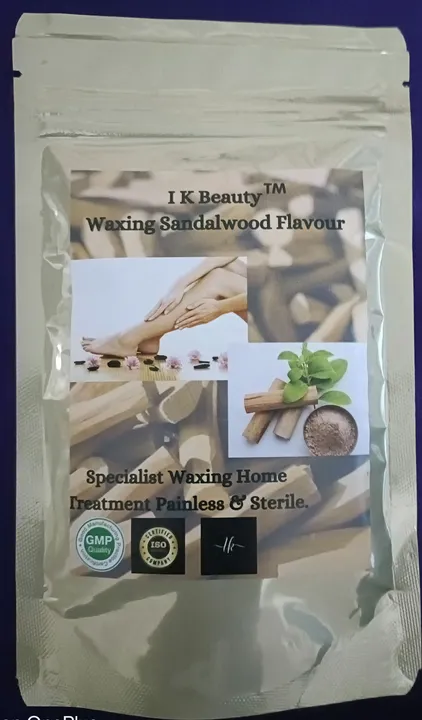 I k beauty waxing powder sandal wood favour  uploaded by I k beauty on 4/3/2023