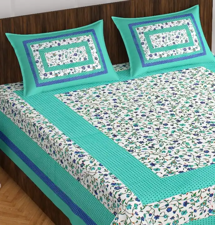 Pure cotton bedsheets for double bed  uploaded by COPPVILLA - The art and craft store on 4/3/2023