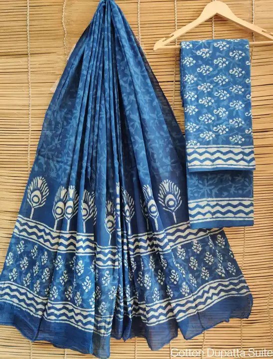 Exclusive new hand block printed cotton suits with cotton duptta👌👌

Details👇👇
Top fabric - cotto uploaded by Saiba hand block on 4/3/2023