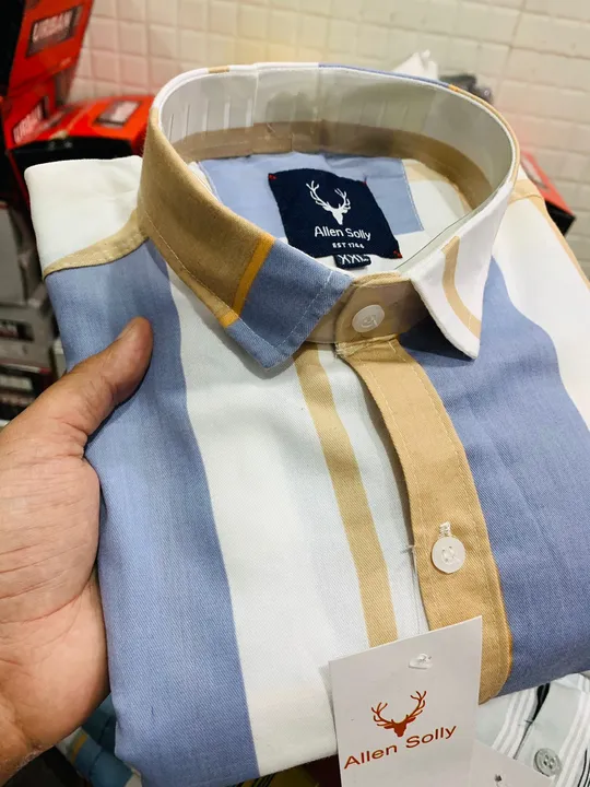 Allen Solly strip shirt premium  uploaded by Panther garments - manufacturing  on 4/3/2023
