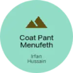 Business logo of Coat pant menufethur
