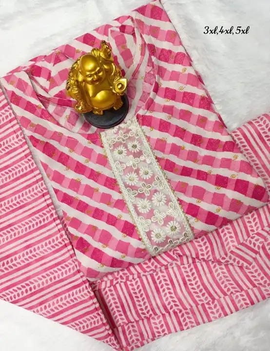 Cotton kurti pant set uploaded by Fatema Fashion on 4/3/2023