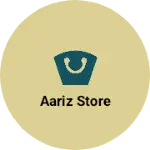 Business logo of Aariz store