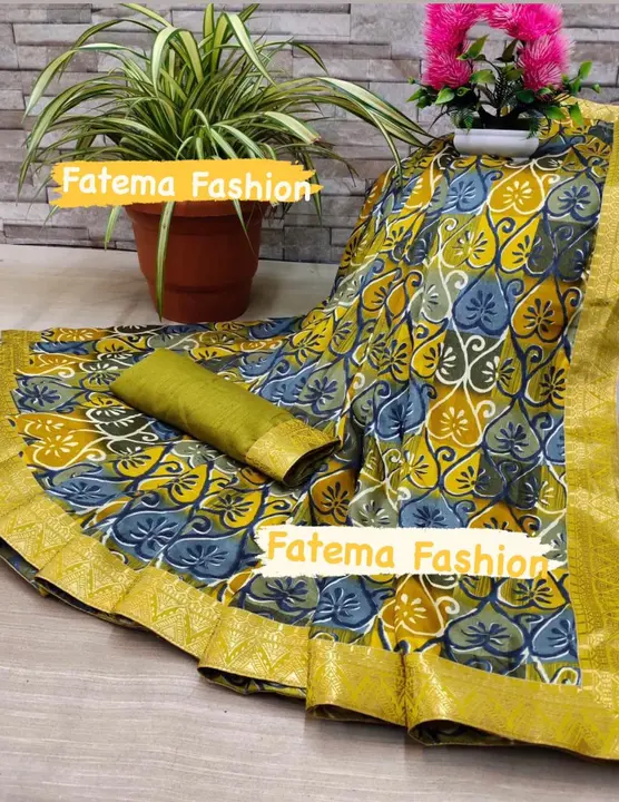 Party Wear Printed Saree  uploaded by Fatema Fashion on 4/3/2023