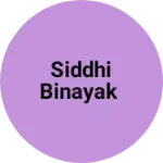 Business logo of Siddhi binayak