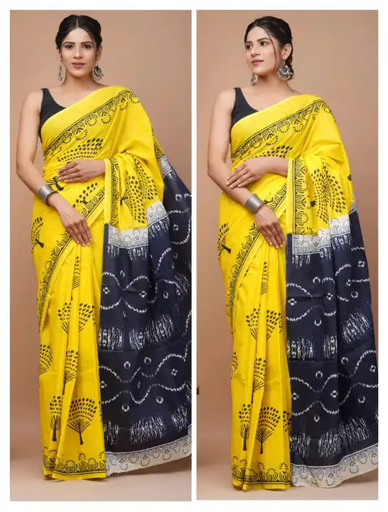 Cotton malmal Saree with blouse  uploaded by Online selling  on 4/3/2023
