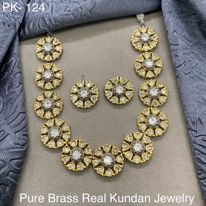 Real Kundan necklace set  uploaded by Sb designs on 4/3/2023