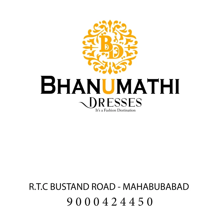 Visiting card store images of Bhanumathi fashion