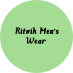 Business logo of Ritvik men's wear