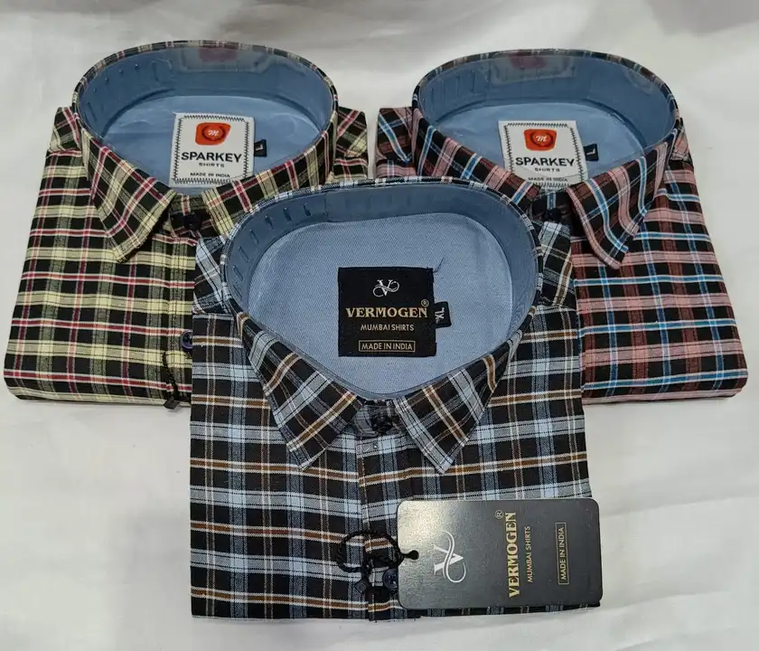 Checks shirts uploaded by MUMBAI SHIRTS 📞 on 4/3/2023