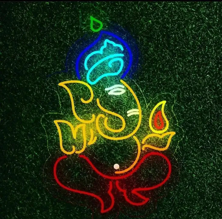 Shree Ganesha neon sign  uploaded by business on 4/3/2023