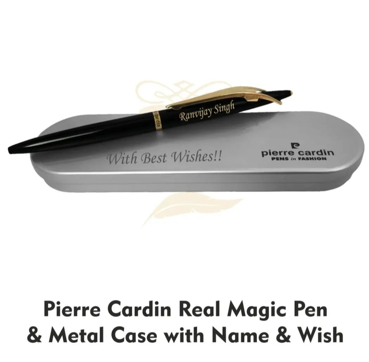 Pierre Cardin Real Magic Pen & Metal Case with Name & Wish uploaded by business on 4/3/2023