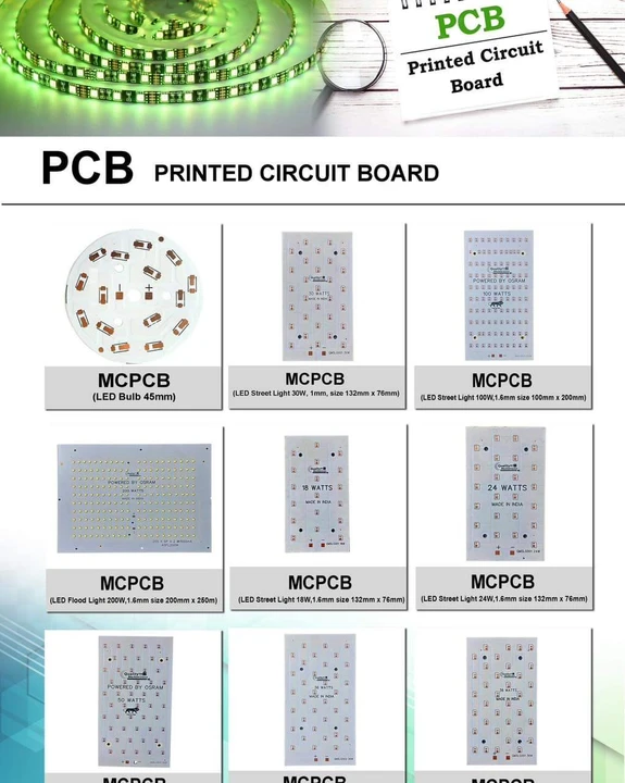 Visiting card store images of P.c.b
