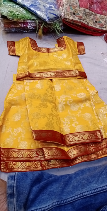 Kids sarees  size 20 to 30 uploaded by Priyadarshini on 4/3/2023