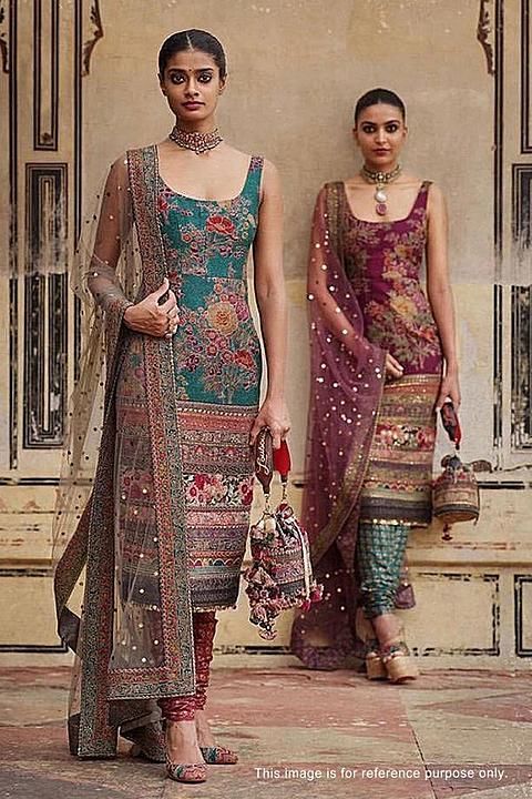 UPPADA SILK SUIT uploaded by K&D💞Fashions on 7/10/2020