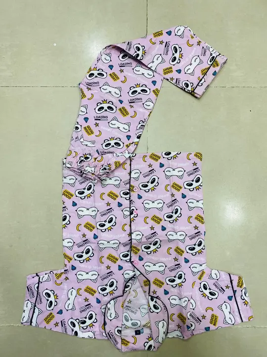 Girls rayon Night suit uploaded by business on 4/3/2023