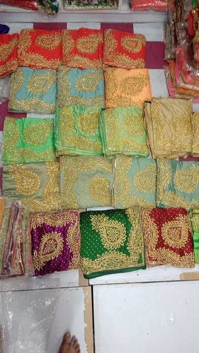 Bridal work saree uploaded by business on 3/2/2021