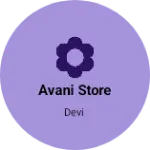 Business logo of Avani store