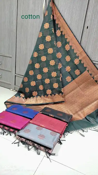 Soft cotton silk sarees uploaded by Zeyan Enterparises on 4/3/2023