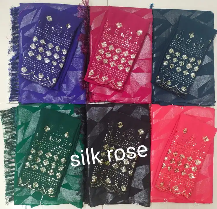 Heavy work blouse designer sarees uploaded by Sk sarees on 4/3/2023