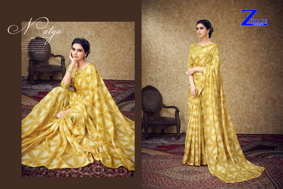Chiffon Brasso with sequence  uploaded by Sk sarees on 4/3/2023