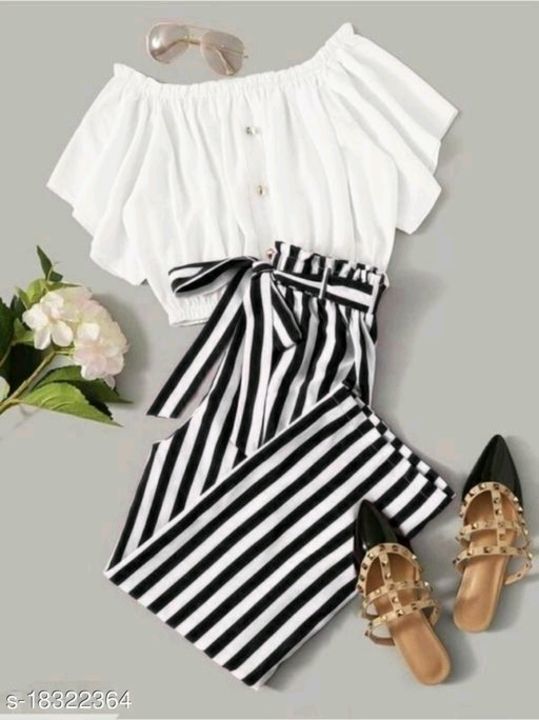 Girls top and button set uploaded by Fashion store on 3/2/2021
