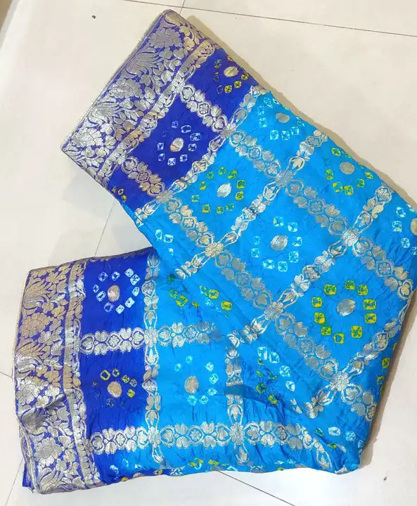 Bandni banarshi gadchola saree  uploaded by Gotapatti manufacturer on 4/3/2023