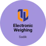Business logo of Electronic weighing scale