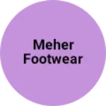 Business logo of Meher footwear