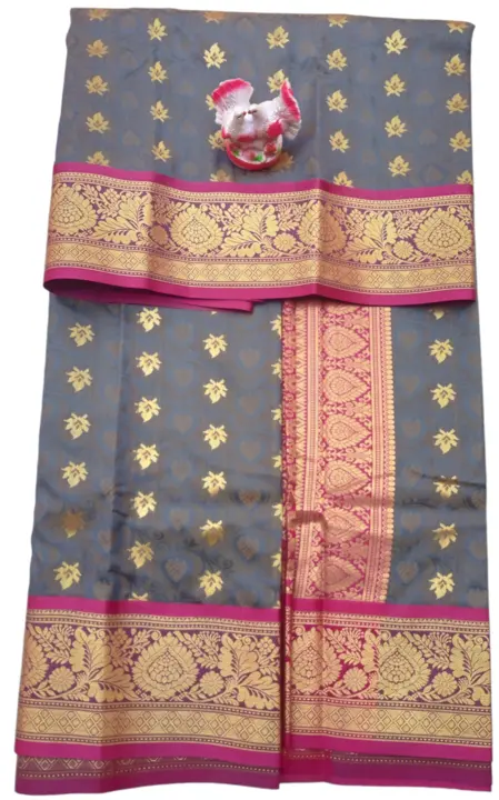 Emboj butta Handmade soft Silk sarees uploaded by Rekha sarees collections on 4/4/2023