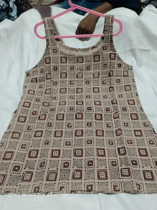 Puer cotton Ajrakh Ladies top uploaded by business on 4/4/2023