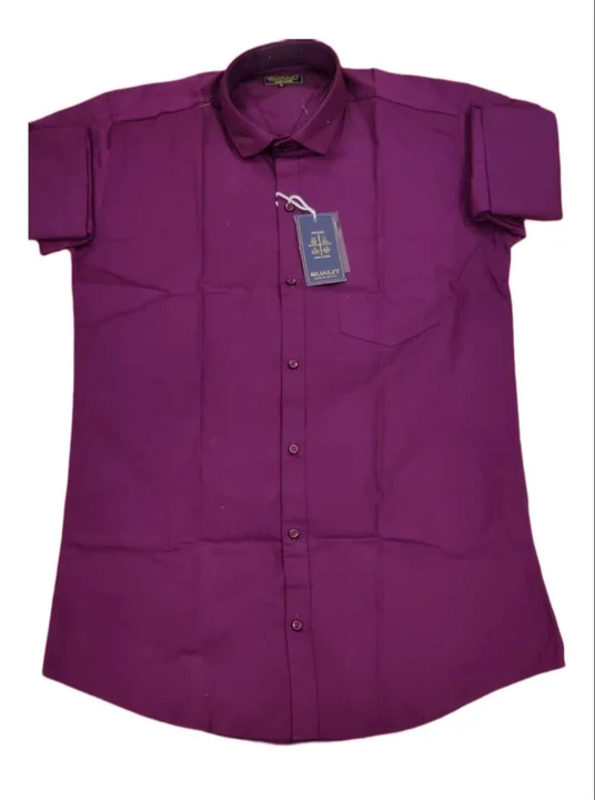 Cotton twill solid shirt uploaded by Mayuri Enterprises on 4/4/2023
