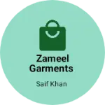 Business logo of Zameel garments