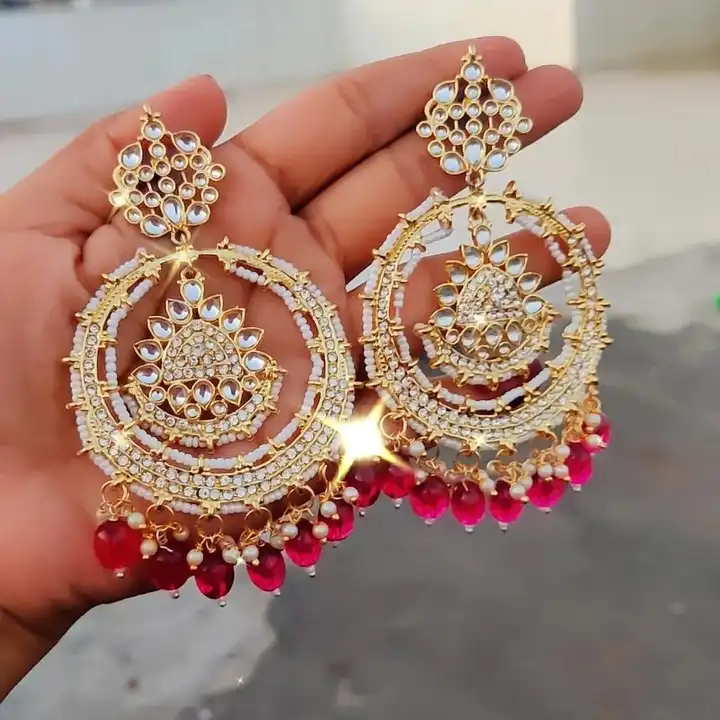 Kundan earrings  uploaded by Sb designs on 4/4/2023