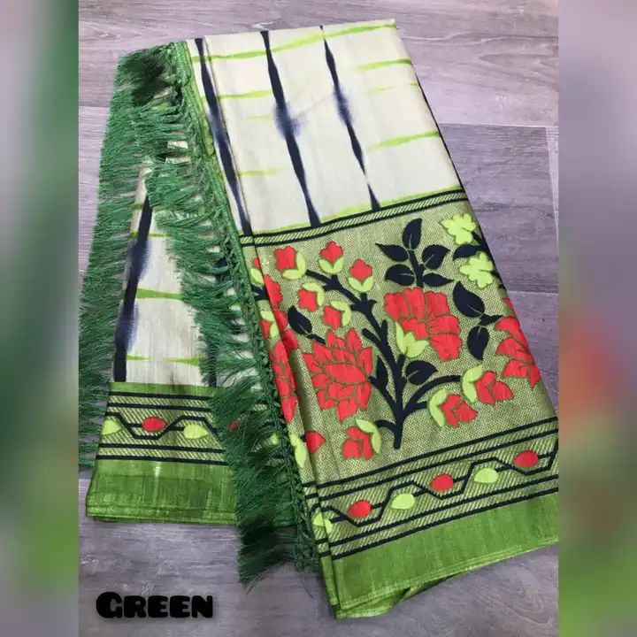 Printed saree  uploaded by RV FASHION on 4/4/2023