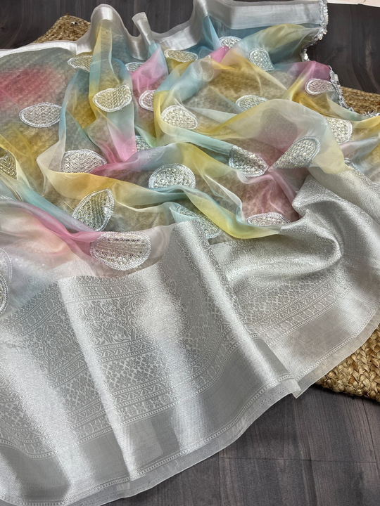Satin Saree uploaded by Taha fashion online store on 4/4/2023