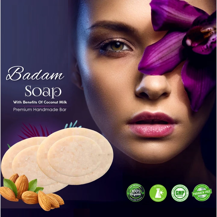 Organic Badam Soap uploaded by Panth Ayurveda on 4/4/2023