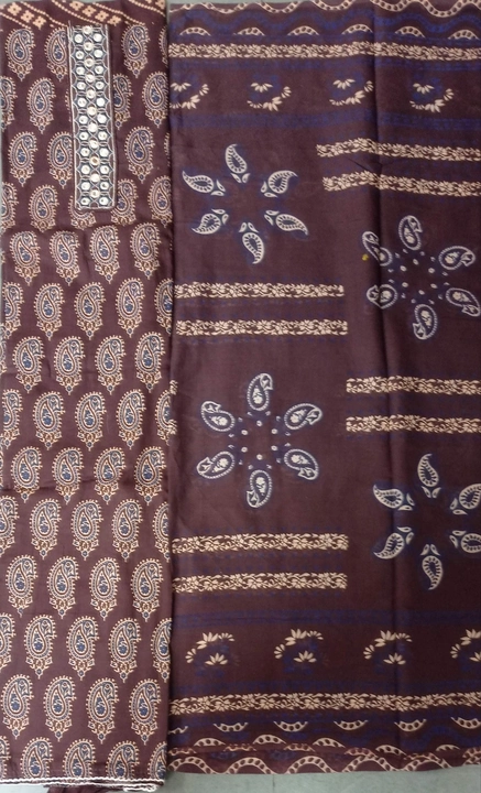 ghamthi print cotton dress materials  uploaded by raza traders on 4/4/2023
