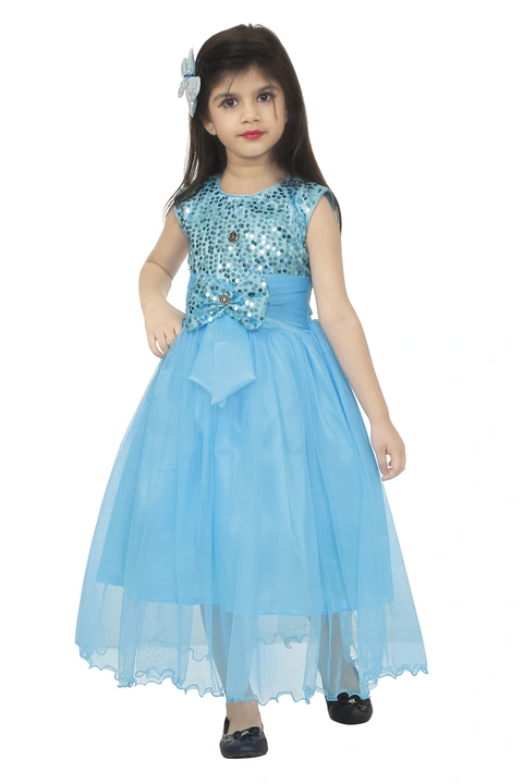 SPAMitude Embellished Girl's Gown Net Dress  uploaded by MAMA COLLECTIONS on 5/18/2024