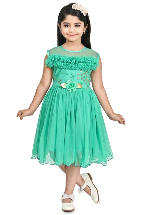 SPAMitude Girls Embellished Gown Dress  uploaded by business on 4/4/2023