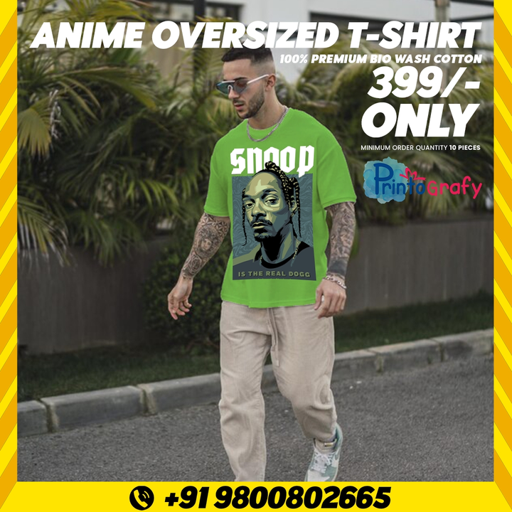 Over sized T-shirt  uploaded by Printografy on 5/4/2024
