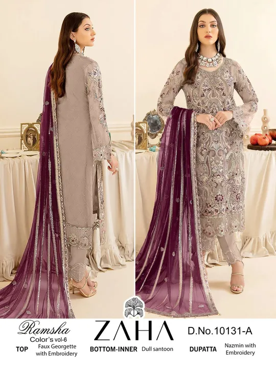 Suit uploaded by Taha fashion from surat on 4/4/2023