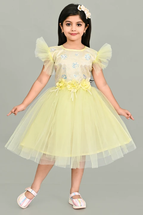 SPAMitude Girl's Embellished Gown Net Dress  uploaded by MAMA COLLECTIONS on 4/4/2023