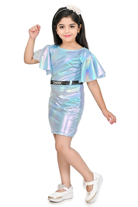 SPAMitude Girl's Sequin Bodycon Dress  uploaded by business on 4/4/2023