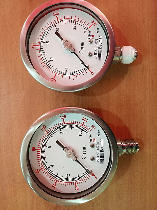 Pressure and temperature gauges uploaded by business on 7/10/2020