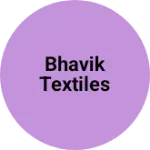 Business logo of Bhavik textiles