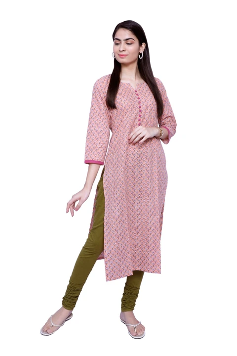 Pink kurti uploaded by business on 4/4/2023