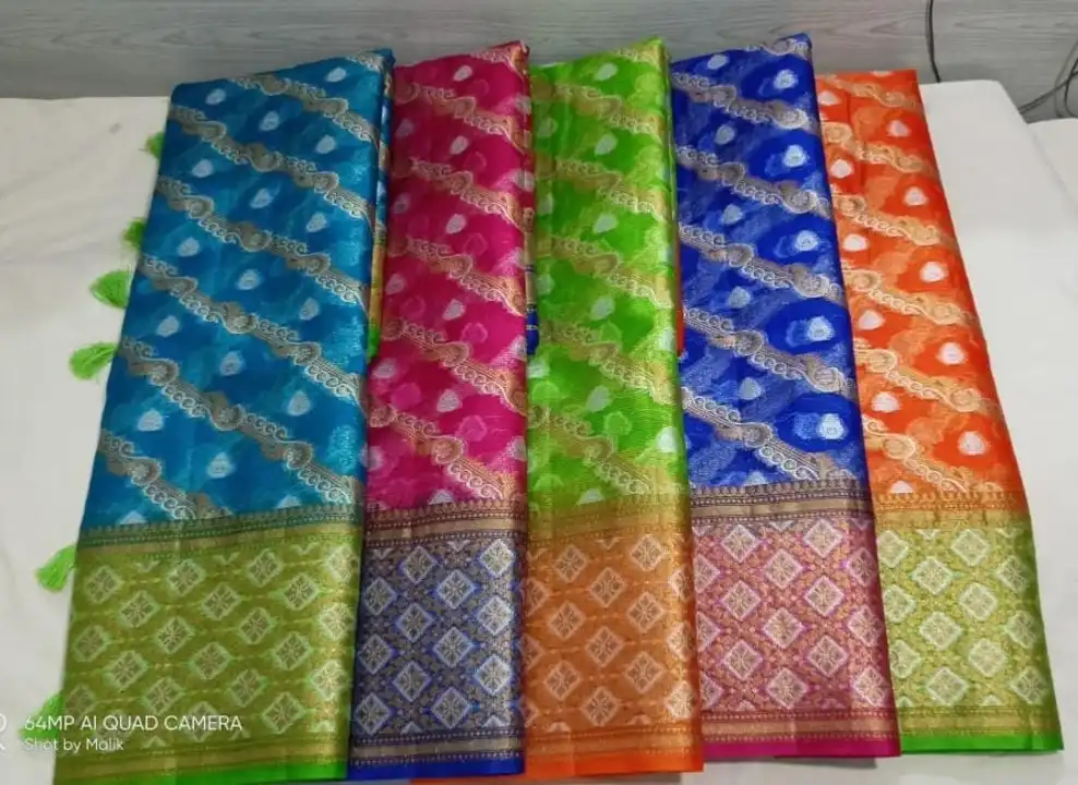 Organza saree  uploaded by business on 4/4/2023