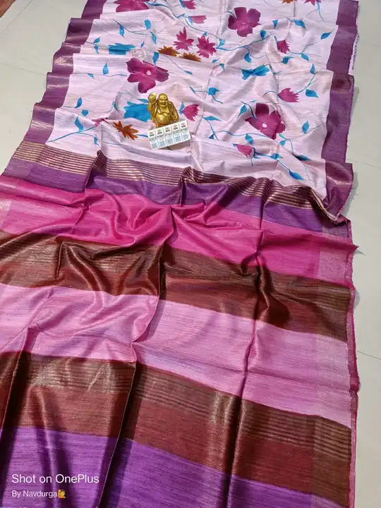 Pure Tussar Ghicha Printed Silk Saree  uploaded by Handloom Plus  on 4/4/2023