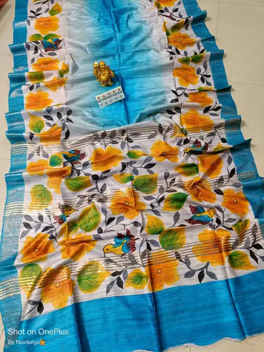 Pure Tussar Ghicha Printed Silk Saree  uploaded by Handloom Plus  on 4/4/2023